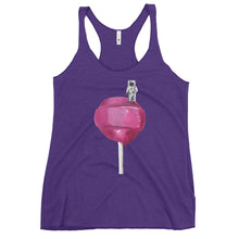 Load image into Gallery viewer, Women's Pink Lollipop Racerback Tank