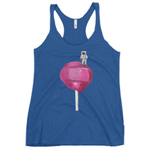 Load image into Gallery viewer, Women's Pink Lollipop Racerback Tank