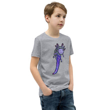 Load image into Gallery viewer, Purple Axolotl Youth Short Sleeve T-Shirt