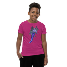 Load image into Gallery viewer, Purple Axolotl Youth Short Sleeve T-Shirt