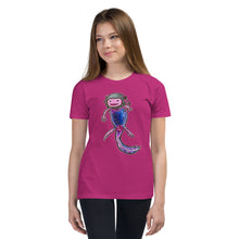 Load image into Gallery viewer, Pink Axolotl Youth Short Sleeve T-Shirt