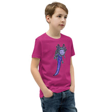 Load image into Gallery viewer, Purple Axolotl Youth Short Sleeve T-Shirt