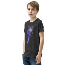 Load image into Gallery viewer, Purple Axolotl Youth Short Sleeve T-Shirt