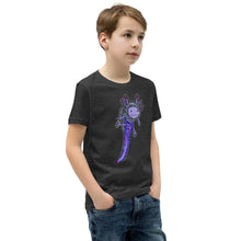 Load image into Gallery viewer, Purple Axolotl Youth Short Sleeve T-Shirt