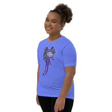 Load image into Gallery viewer, Purple Axolotl Youth Short Sleeve T-Shirt
