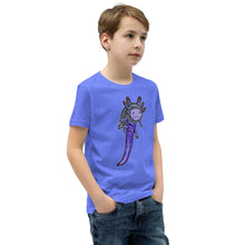 Load image into Gallery viewer, Purple Axolotl Youth Short Sleeve T-Shirt