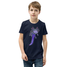 Load image into Gallery viewer, Purple Axolotl Youth Short Sleeve T-Shirt