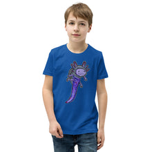 Load image into Gallery viewer, Purple Axolotl Youth Short Sleeve T-Shirt