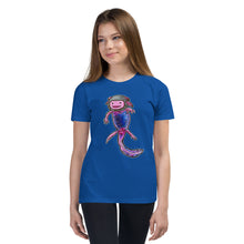 Load image into Gallery viewer, Pink Axolotl Youth Short Sleeve T-Shirt