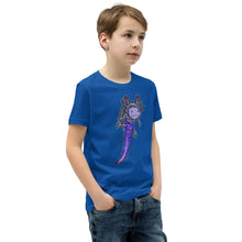 Load image into Gallery viewer, Purple Axolotl Youth Short Sleeve T-Shirt