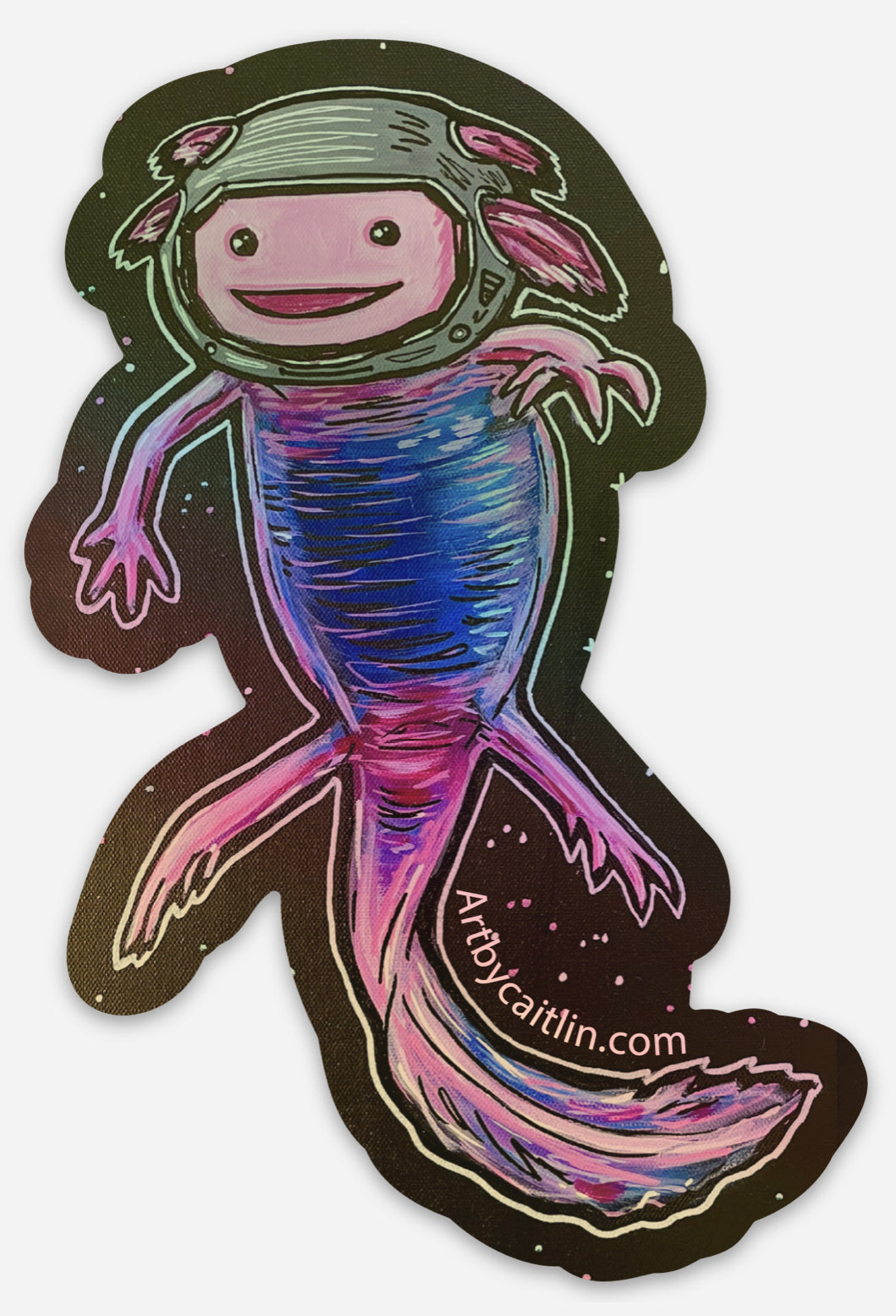 Axolotl sticker