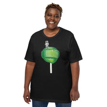 Load image into Gallery viewer, Green Lollipop unisex t-shirt