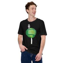 Load image into Gallery viewer, Green Lollipop unisex t-shirt