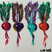 Load image into Gallery viewer, Mini beet magnet
