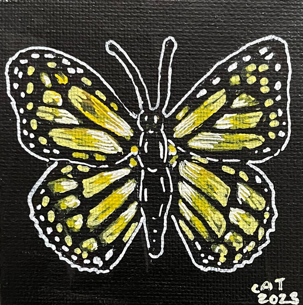 Mini yellow monarch