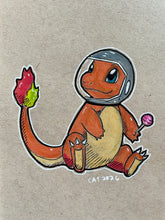 Load image into Gallery viewer, Space Charmander #3
