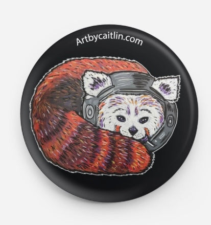 Red panda buttons
