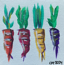 Load image into Gallery viewer, Mini carrot painting
