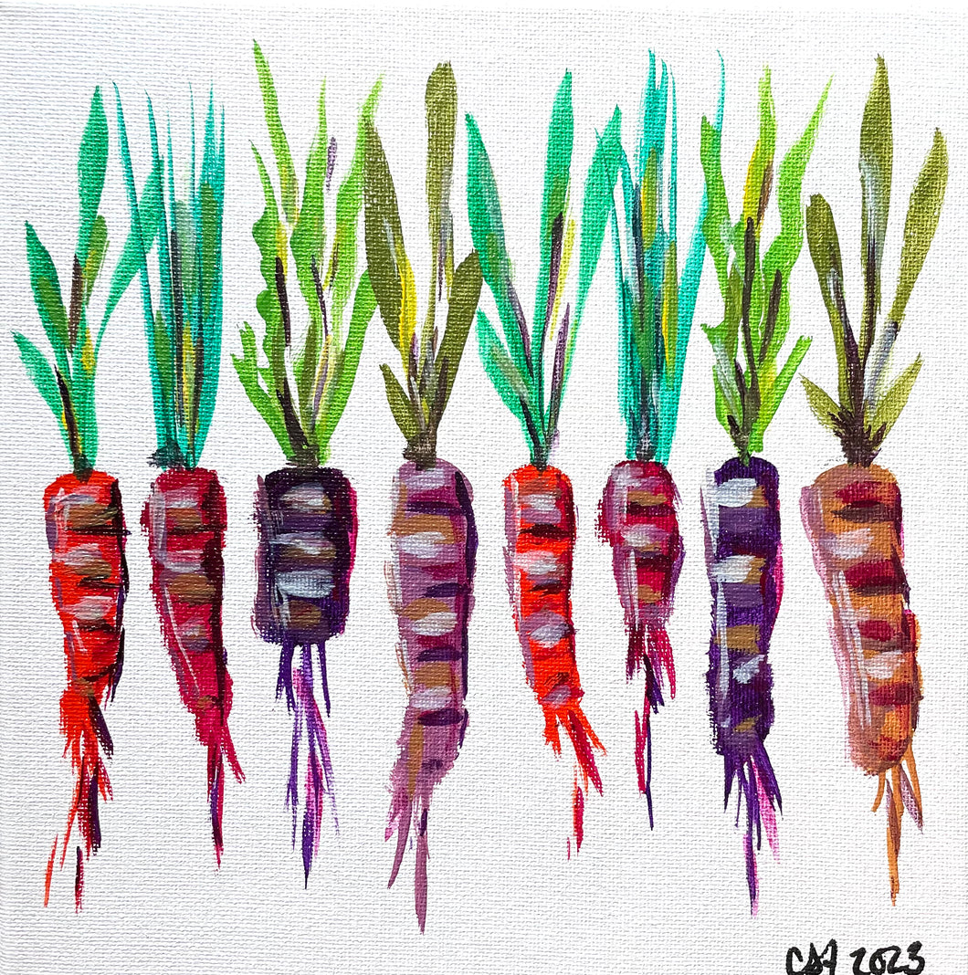 Carrot painting (sq)