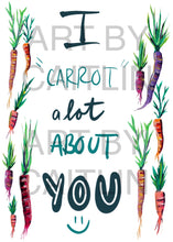 Load image into Gallery viewer, Carrot card!
