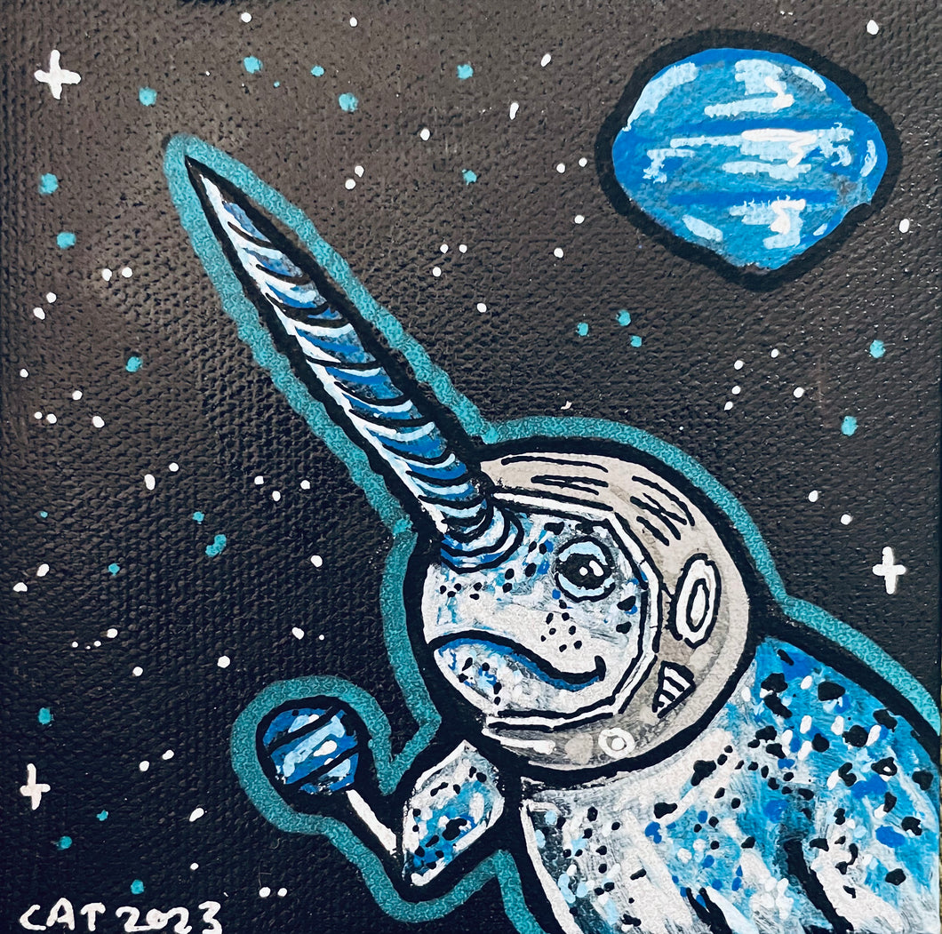 Space Narwhal magnet