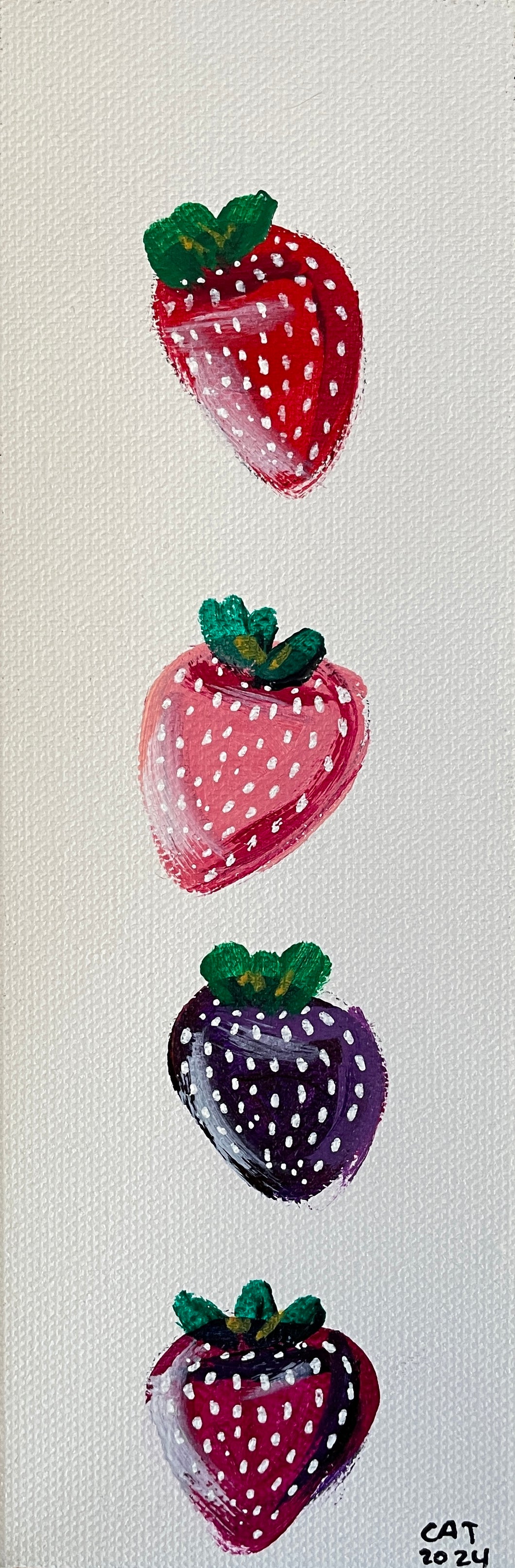 Mini tall strawberries