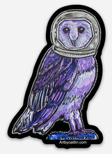 Load image into Gallery viewer, Space owl sticker
