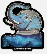 Load image into Gallery viewer, Space elephant sticker
