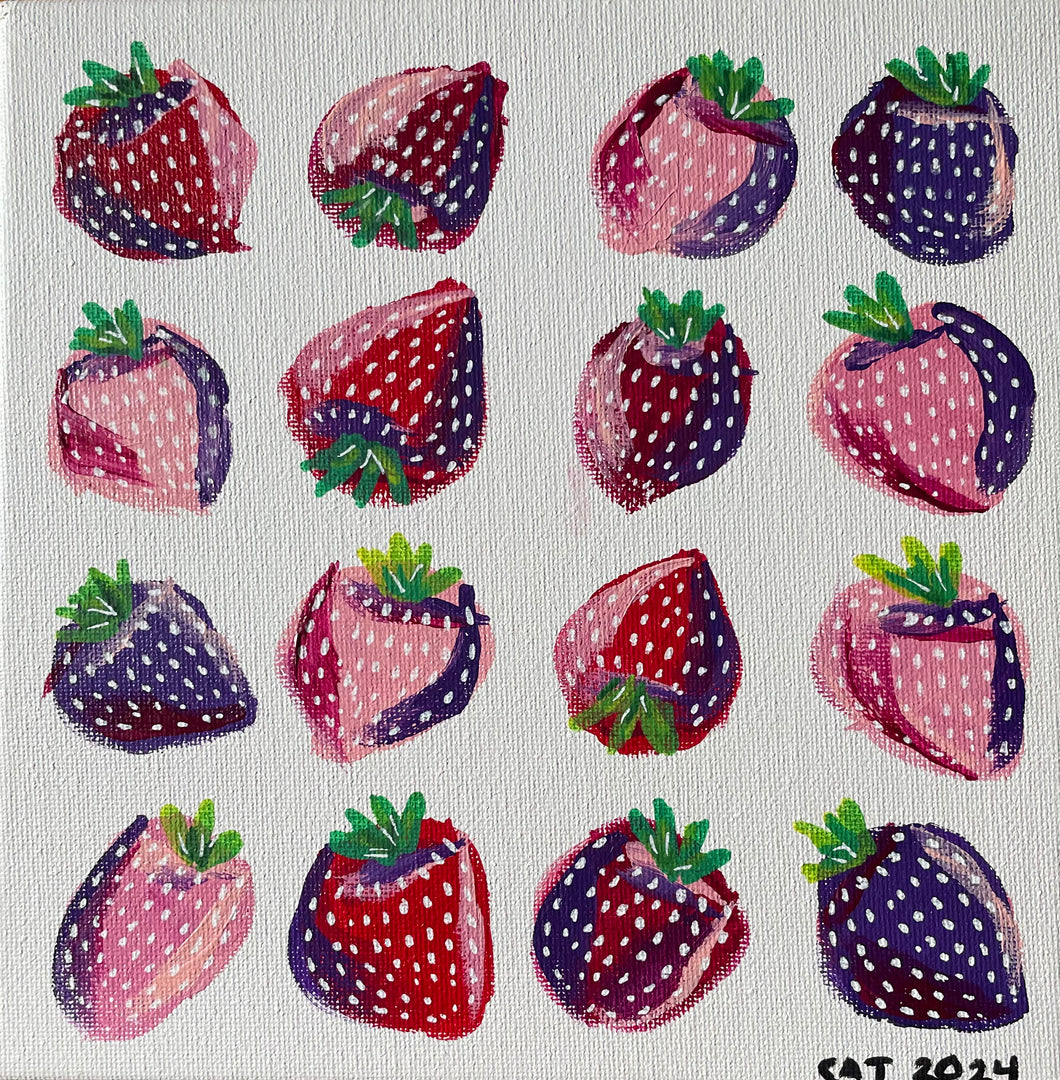 Small strawberries 8x8