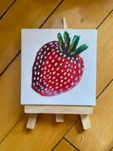 Load image into Gallery viewer, Mini Strawberry painting

