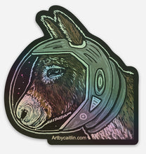 Load image into Gallery viewer, Space donkey sticker
