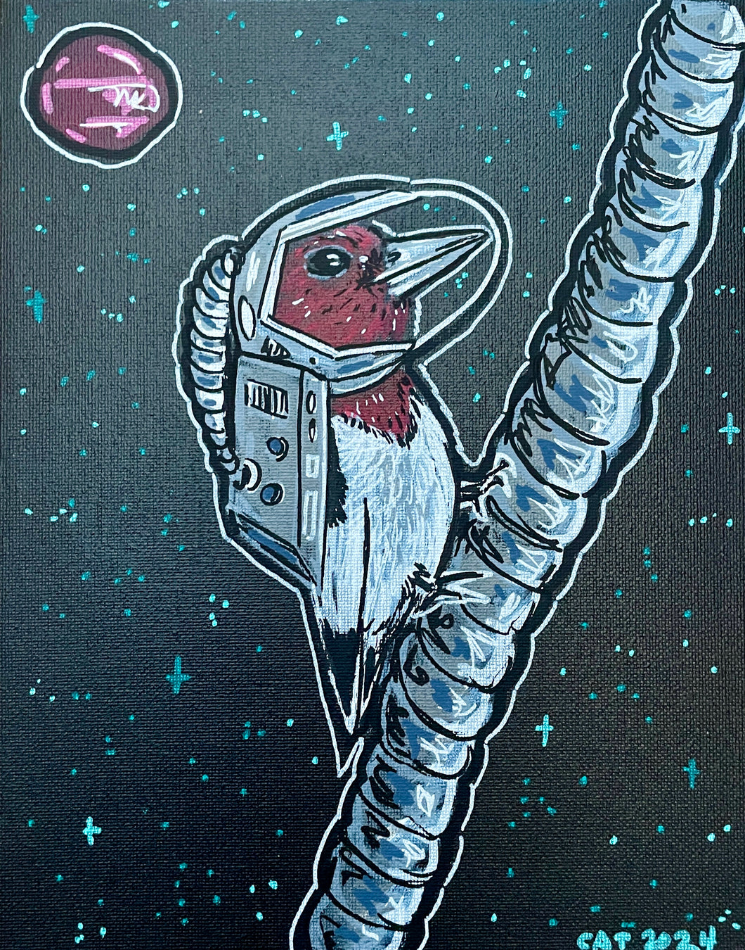 Space woodpecker!