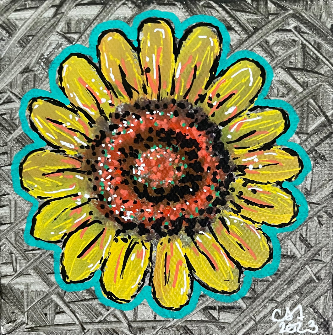 Sunflower magnet