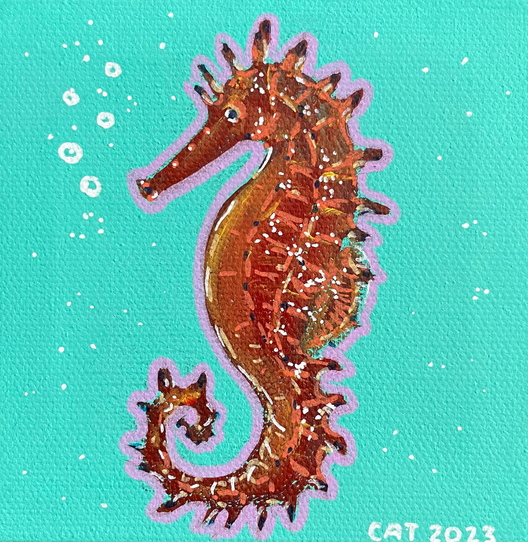 Seahorse magnet