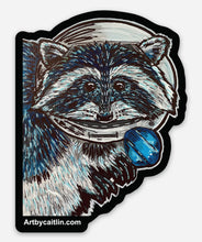 Load image into Gallery viewer, Raccoon sticker
