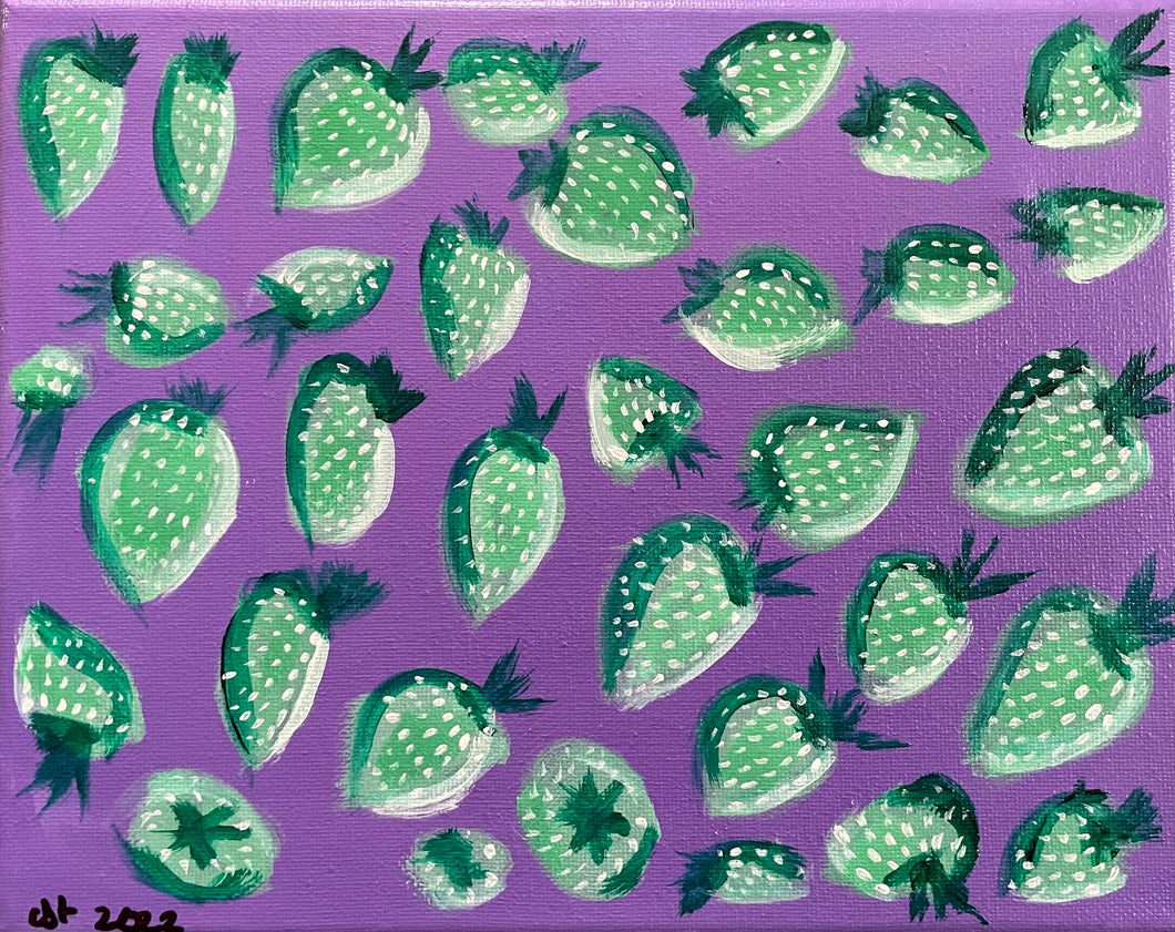 Mint strawberries (purple)