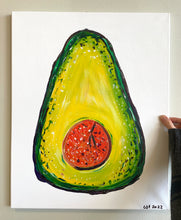 Load image into Gallery viewer, Large Avocado painting
