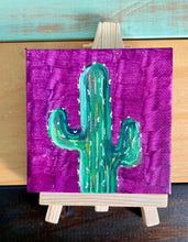 Load image into Gallery viewer, Mini cactus painting!
