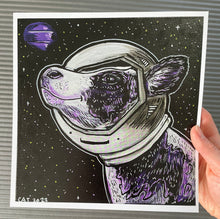 Load image into Gallery viewer, Space cow print
