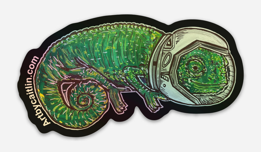 Chameleon sticker