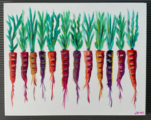 Load image into Gallery viewer, Large carrot painting (H)
