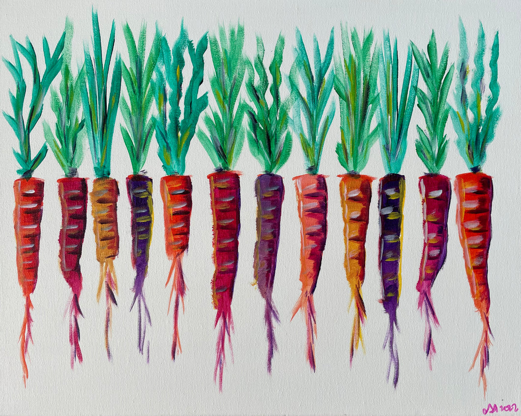Large carrot painting (H)