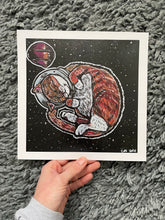 Load image into Gallery viewer, Cat-stronaut print
