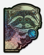Load image into Gallery viewer, Raccoon sticker
