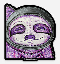 Load image into Gallery viewer, Space sloth sticker
