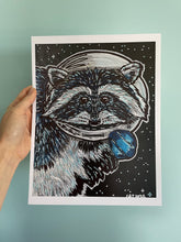 Load image into Gallery viewer, Raccoon print
