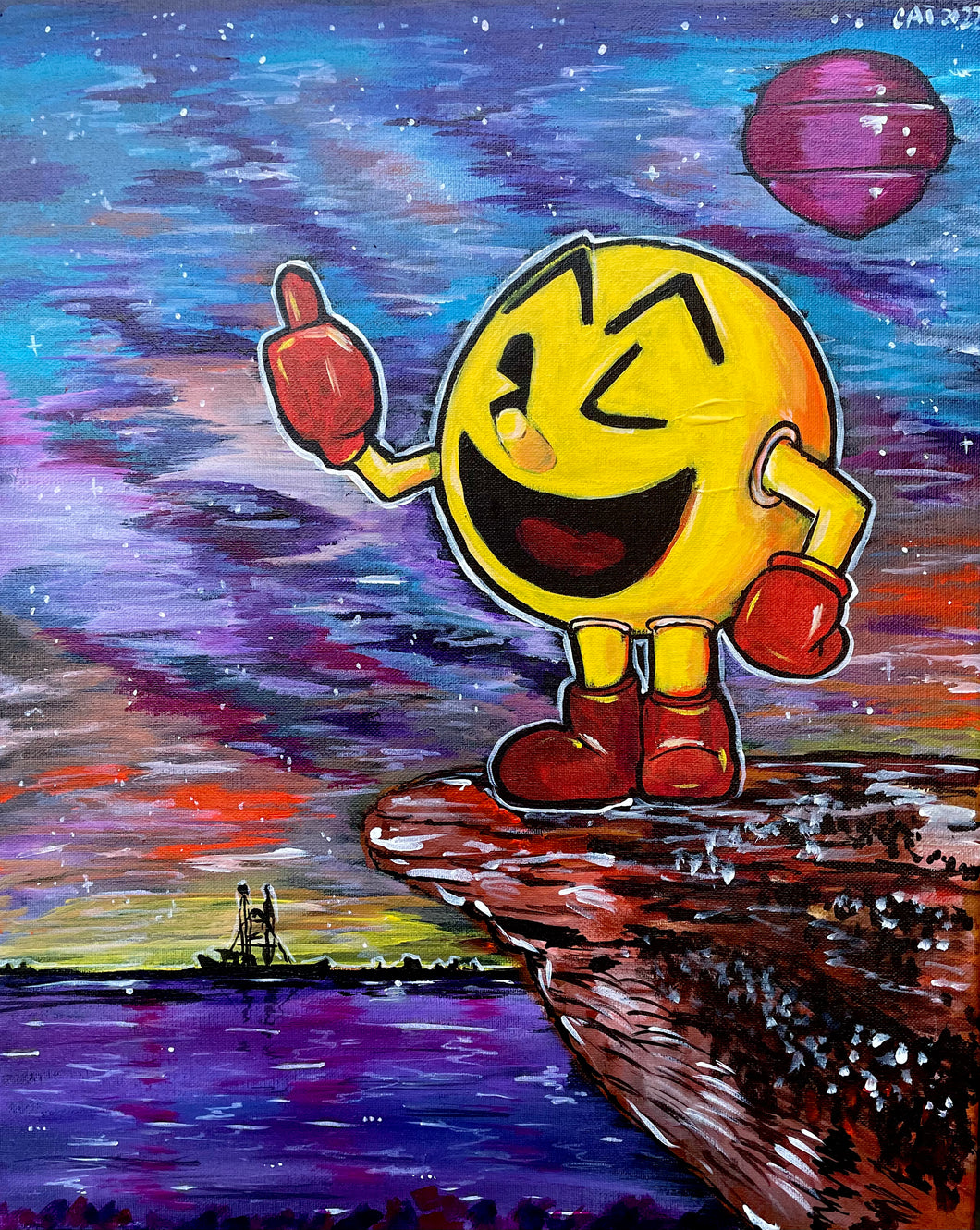 Pac-Man print