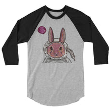 Load image into Gallery viewer, Space Bunny 3/4 sleeve shirt
