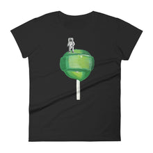 Load image into Gallery viewer, Green Lollipop Women&#39;s short sleeve t-shirt
