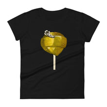 Load image into Gallery viewer, Yellow Lollipop Women&#39;s short sleeve t-shirt
